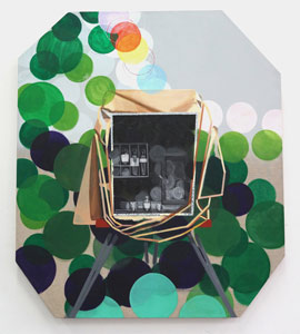 Painting of a darkroom tent
